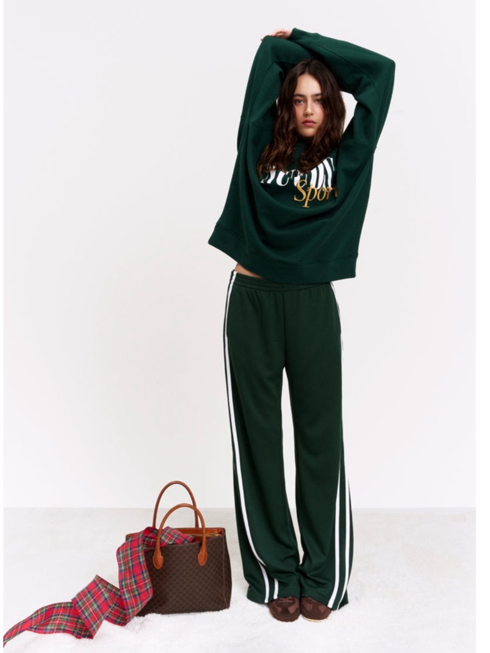 Nuuds Track Pant- Hunter Green XS NWOT